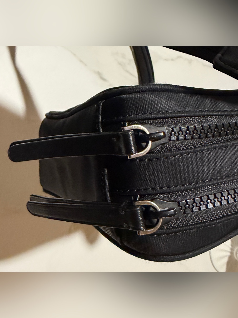 kate spade Black Crossbody with Silver Spade Accent - Picture 13 of 16